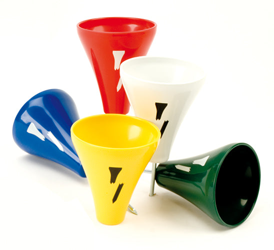 Broken Tee Caddy Plastik Farbe weiß Tee Marker Golftech