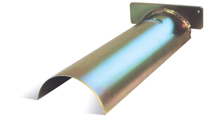 Metallene Ersatzklinge für Pattisson Premier Lochbohrer, gebogenes Schneidteil mit Halteplatte.