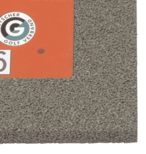 Course Rating Grundplatte – recycelter Gummi – 25 × 25 / 10 × 10 cm Informationsschilder Golftech
