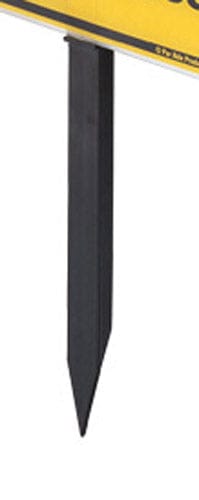 Schwarzer Ersatzspieß aus Kunststoff mit spitz zulaufendem Ende.