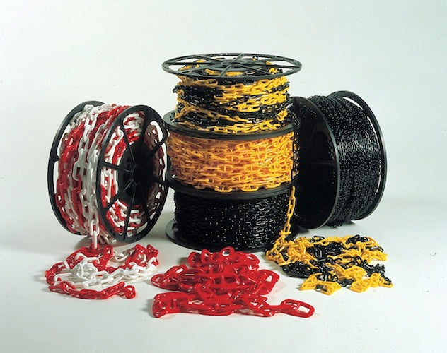 Pattisson Kette Weiß-Rot - 50mm - 25m Absperrungen Golftech