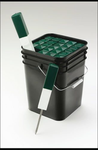 Gefahrenmarker Par Aide Schwarz-Weiß - VPE 25 Stk Seilpfosten Golftech