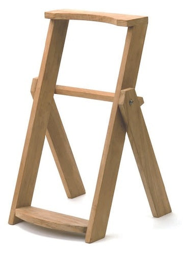 Taschenhalterung Duchell aus Teak Taschenständer Golftech