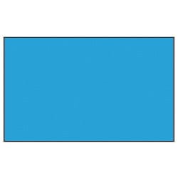 Hellblaue rechteckige Nylonfahne ohne Aufdruck oder Muster.