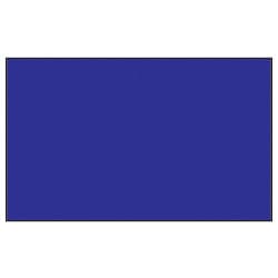 Mittelblaue rechteckige Fahne aus Nylon ohne Muster oder Aufdruck.