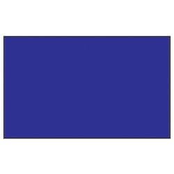 Mittelblaue rechteckige Fahne aus Nylon ohne Muster oder Aufdruck.