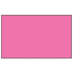 Rechteckige Fahne aus rosa Nylon mit schlichtem, unifarbenem Design.