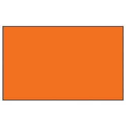 Orangefarbene Nylonfahne in rechteckiger Form ohne Aufdruck oder Muster.