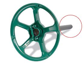 Ballwascher - Ersatzspikes für Portable Base - Standbein Ballwascher Golftech