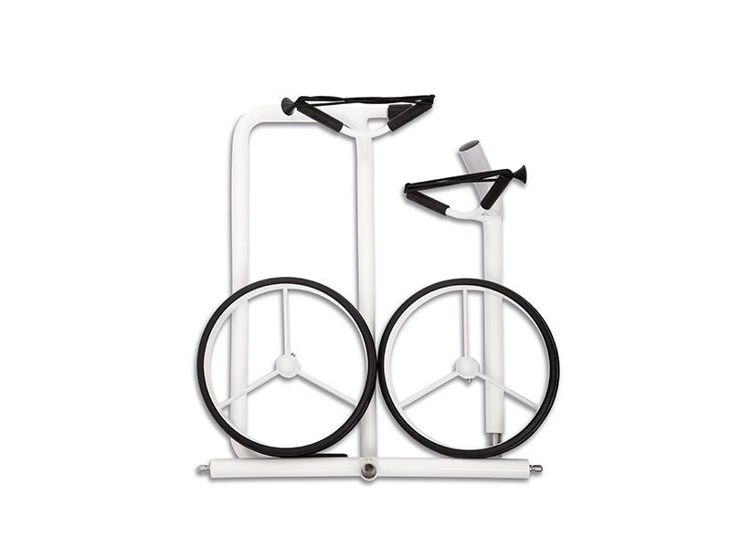 JuStar WHITE manuell 2-Rad Golftrolley