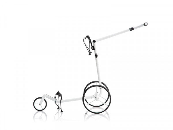 JuCad Carbon Travel Bianco SV 2.0 Golftrolley Elektrisch Jucad Golf