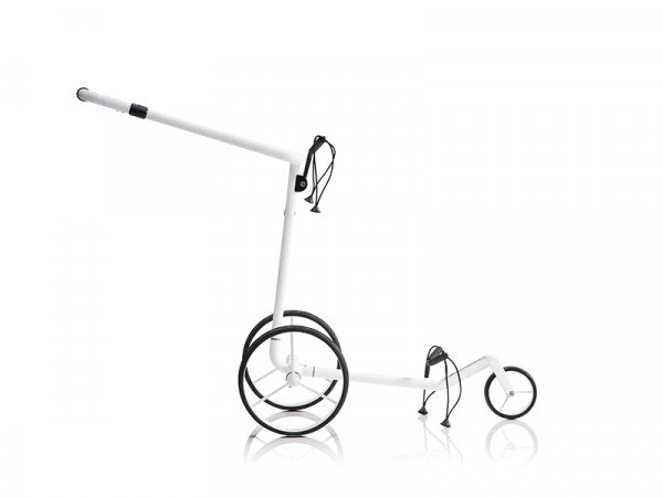 JuCad Carbon Travel Bianco SV 2.0 Golftrolley Elektrisch Jucad Golf