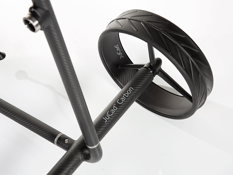 JuCad Carbon Travel Nero SV 2.0 Elektrotrolley (Inkl. Zubehör) Golftrolley Elektrisch Jucad Golf