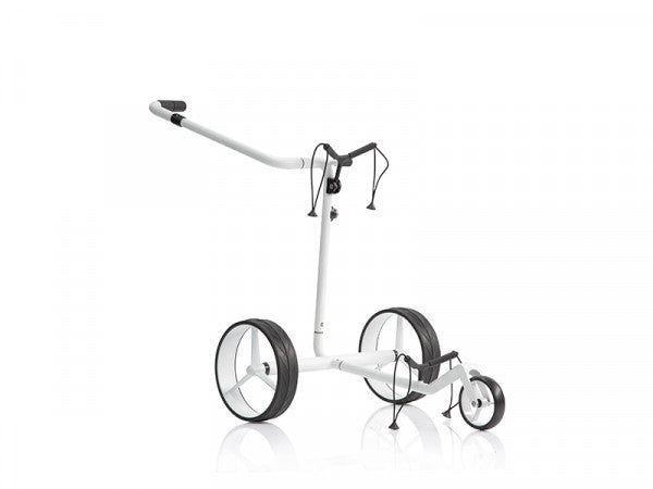 JuCad Carbon Travel Bianco SV 2.0 Golftrolley Elektrisch Jucad Golf