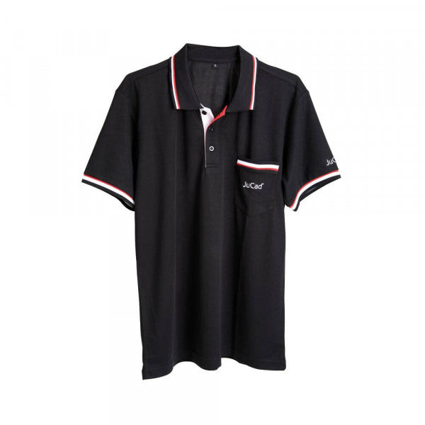 Jucad Herren Poloshirt Jucad Golf schwarz-rot-weiß XL