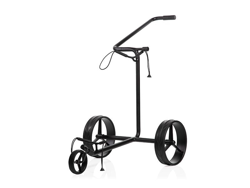 JuStar BLACK 3-Rad manuell Golftrolley
