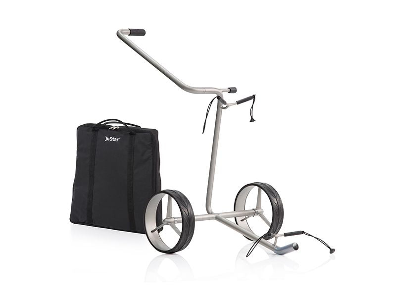 JuStar SILVER manuell 2-Rad Golftrolley