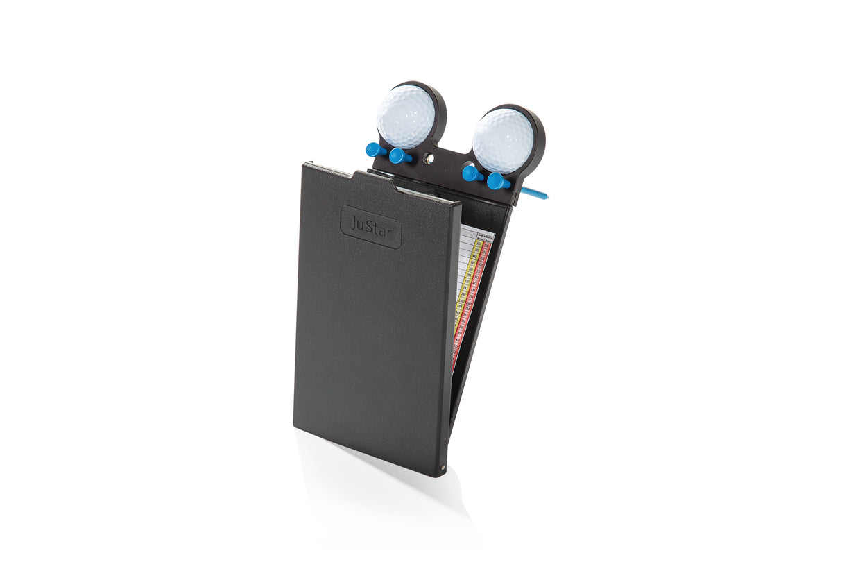 Justar Scorekartenhalter für JuStar Golfcaddys, schwarz (GFK) Justar Golf