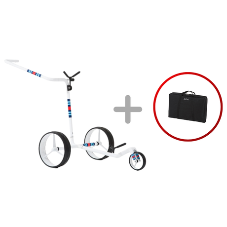 Jucad Carbon Racing Drei-Rad Golftrolley Jucad Golf