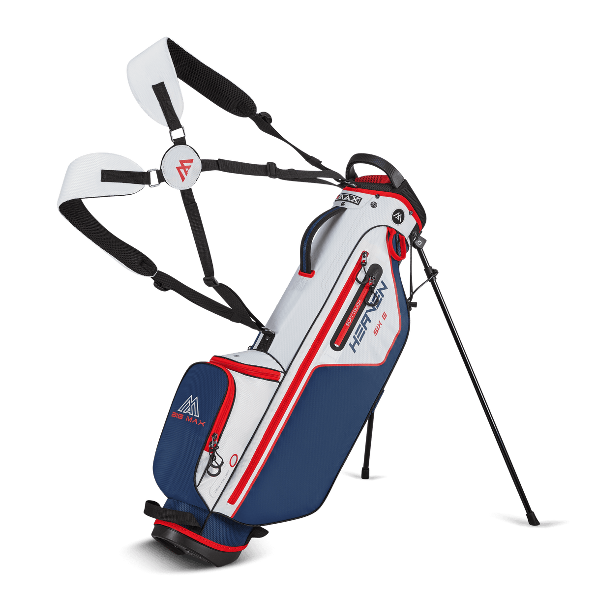 Big Max Heaven Six G Standbag Cartbags Big Max White-Navy-Red
