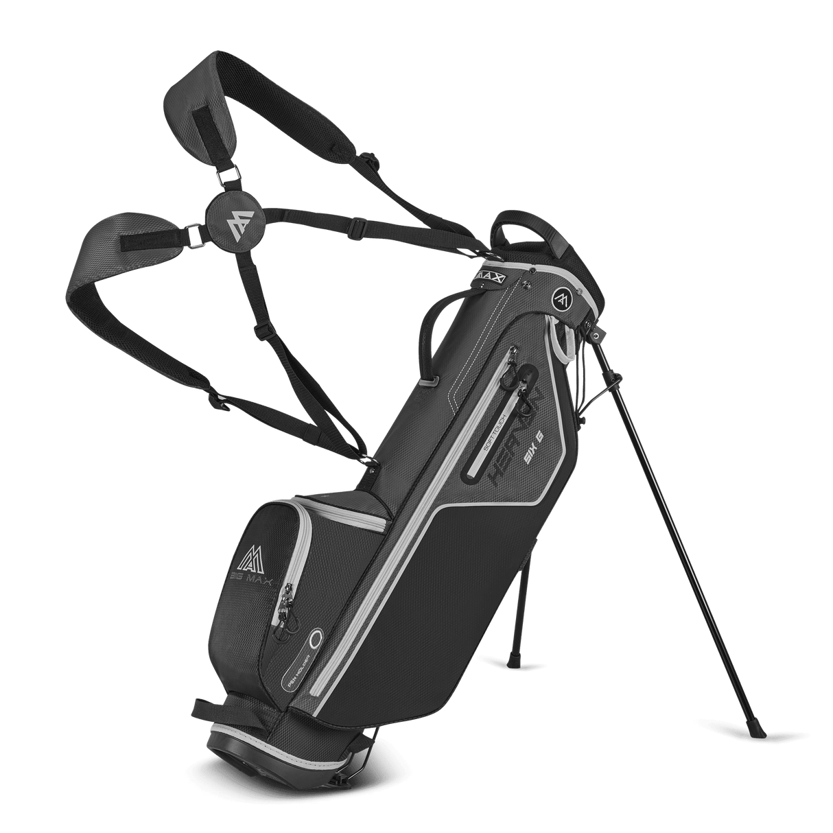 Big Max Heaven Six G Standbag Cartbags Big Max Grey-Black