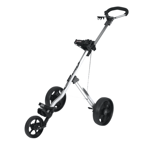 Big Max Lite Max III Golftrolley Drei-Rad Golftrolley Big Max Silber