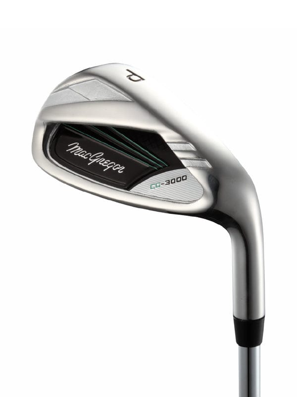 Grafitfarbener MacGregor CG3000 Damen-Golfschläger mit schwarzem Einsatz und silberner Schrift.