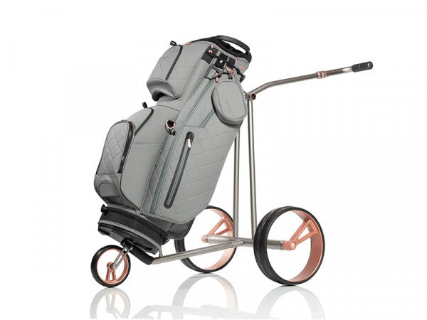 JuCad Phantom Titan Rosé 2.0 Golf - Elektrotrolley Golftrolley Elektrisch Jucad Golf