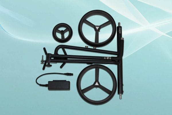 "Vorführmodell" Nitro Flat Black Pearl Golftrolley Elektrisch PG-Powergolf