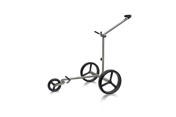 "Vorführmodell" Challenger Flat Steel Golftrolley Elektrisch PG-Powergolf