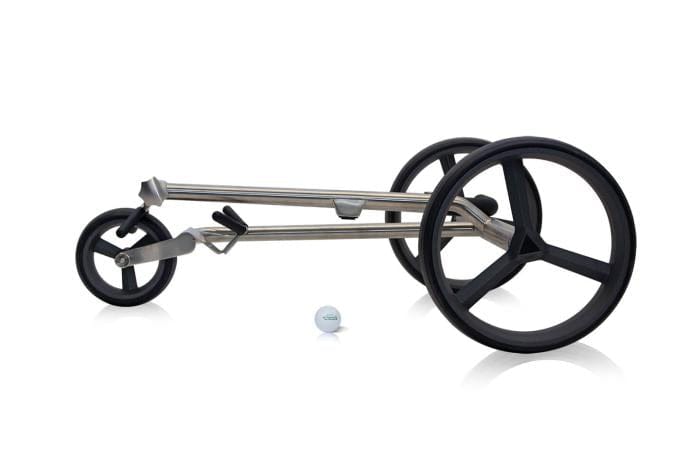 "Vorführmodell" Challenger Flat Steel Golftrolley Elektrisch PG-Powergolf