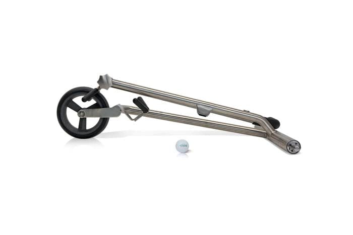 "Vorführmodell" Challenger Flat Steel Golftrolley Elektrisch PG-Powergolf