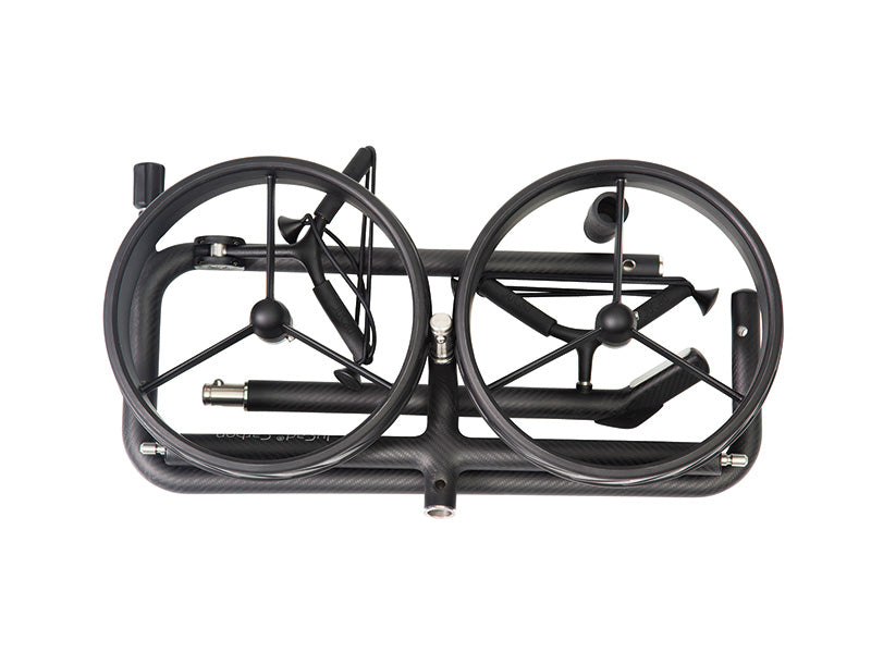 Jucad Carbon Shadow Golftrolley Zwei-Rad Golftrolley Jucad Golf