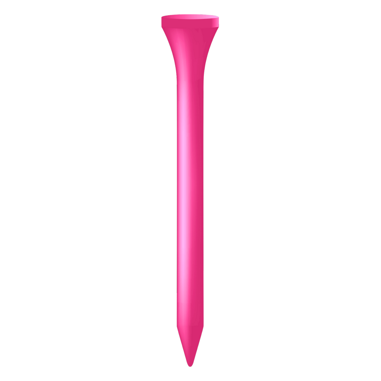 Tee-Konfigurator - Kurze Holztees (5,4 cm) Golf24.com Pink 1.000 Stück