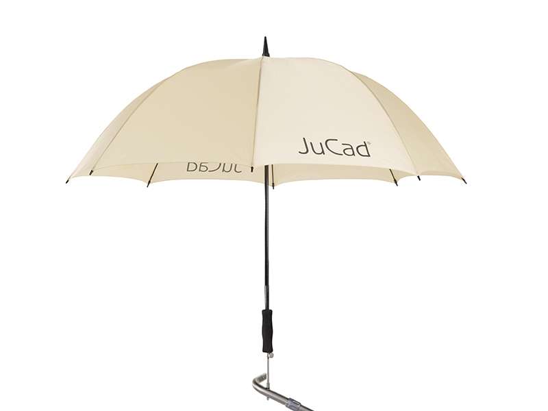 JuCad Teleskop-Golfschirm mit Schirmstift Jucad Golf Beige