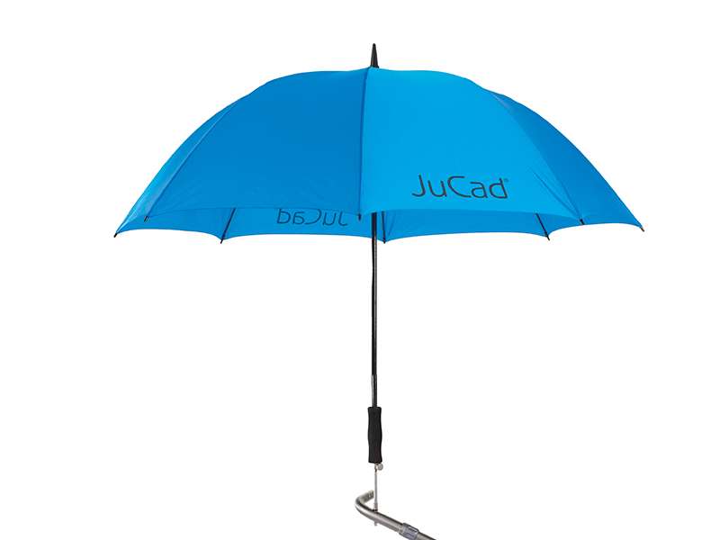 JuCad Teleskop-Golfschirm mit Schirmstift Jucad Golf Blau