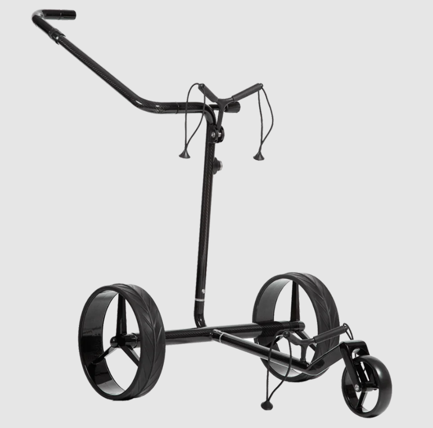 JUCAD CARBON TRAVEL 2.0, schwarz-glänzend (3K Design) Golftrolley Elektrisch Jucad Golf