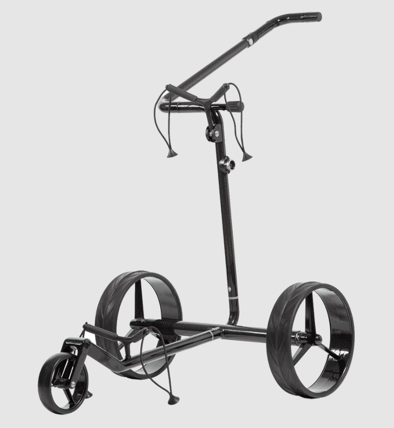 JUCAD CARBON TRAVEL 2.0, schwarz-glänzend (3K Design) Golftrolley Elektrisch Jucad Golf