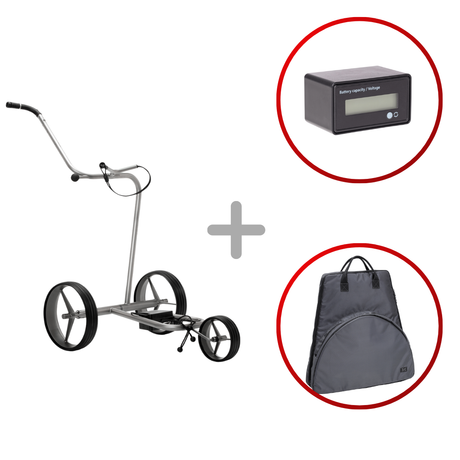 TiCad Tango Classic Titan Elektrotrolley - 2025 Golftrolley Elektrisch TiCad Golf