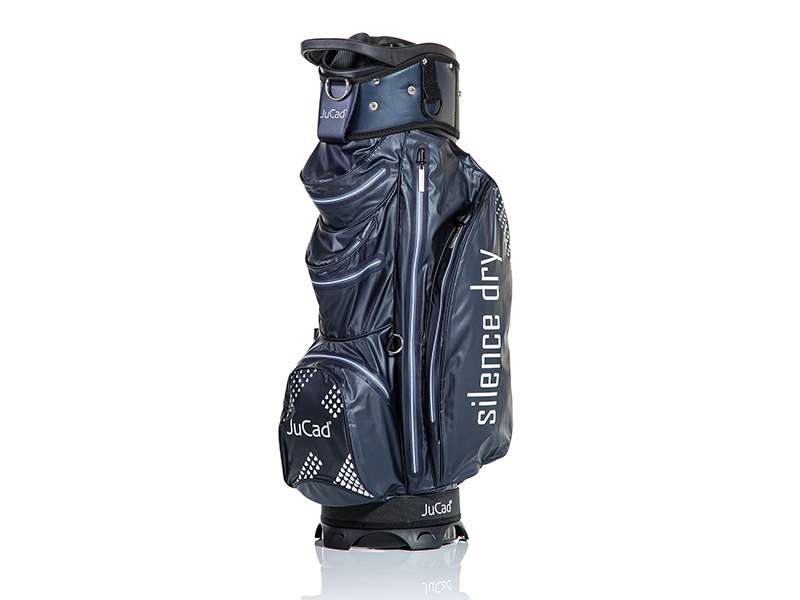 Jucad Bag Silence Dry Cartbag Jucad Golf dunkelblau Neo Sans weiss