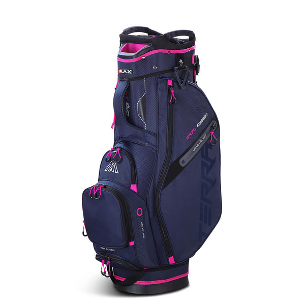 Big Max Terra Sport Cartbag Cartbags Big Max Steel Blue-Fuchsia