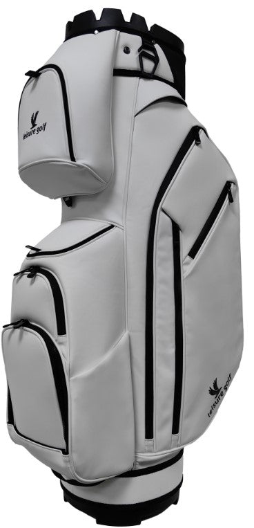 Leisure Luxury Cartbag PU Cartbags Leisure Golf Weiß Schwarz