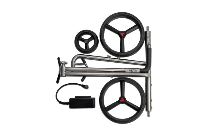PG-Powergolf TitanCad Zorro Flat Elektrotrolley Lithium-Ionen-Akku 45+ Loch (Inkl. Zubehör)