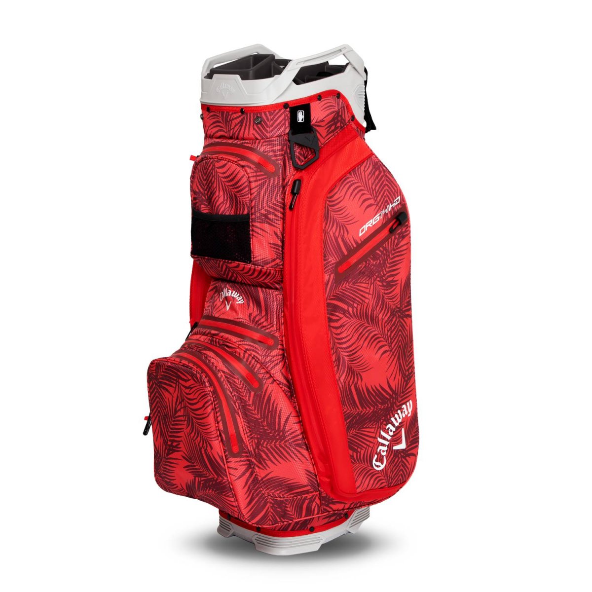 Callaway ORG 14 HD Cart Bag Cartbags Callaway rote palmen-hellgrau