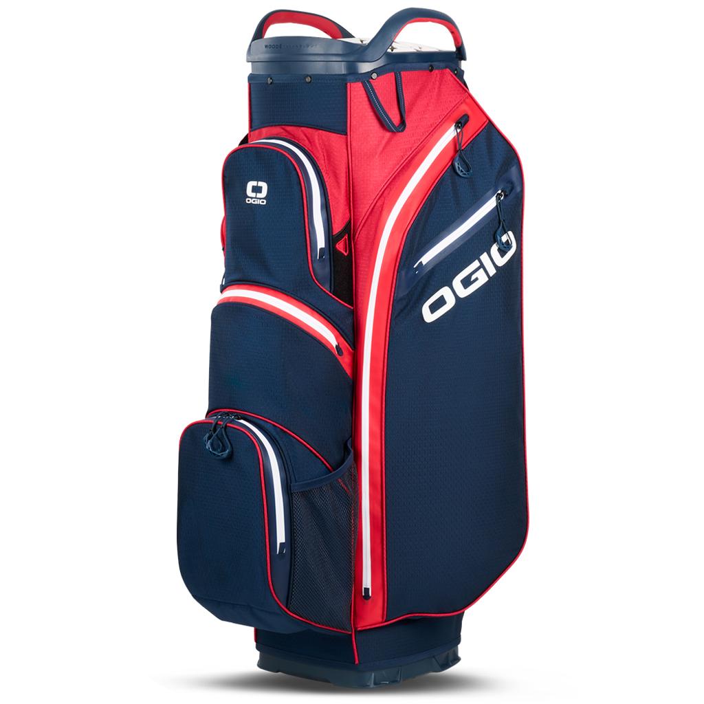 OGIO All Elements Silencer Cart Bag 2025 Cartbags Ogio rot-weiß-blau