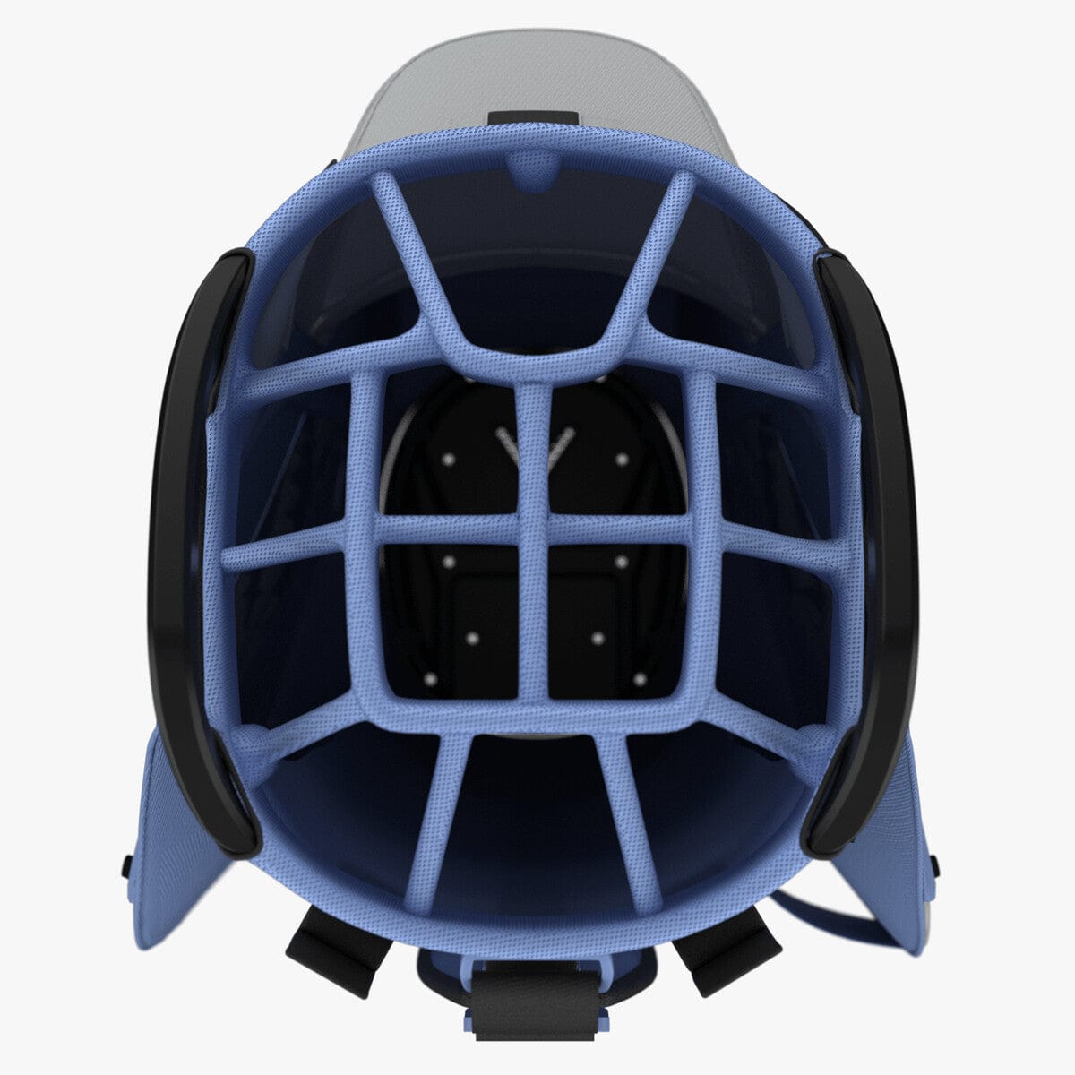 Golf Cartbag in Marineblau mit 14-fach Top-Organizer und gepolsterten Fächern.