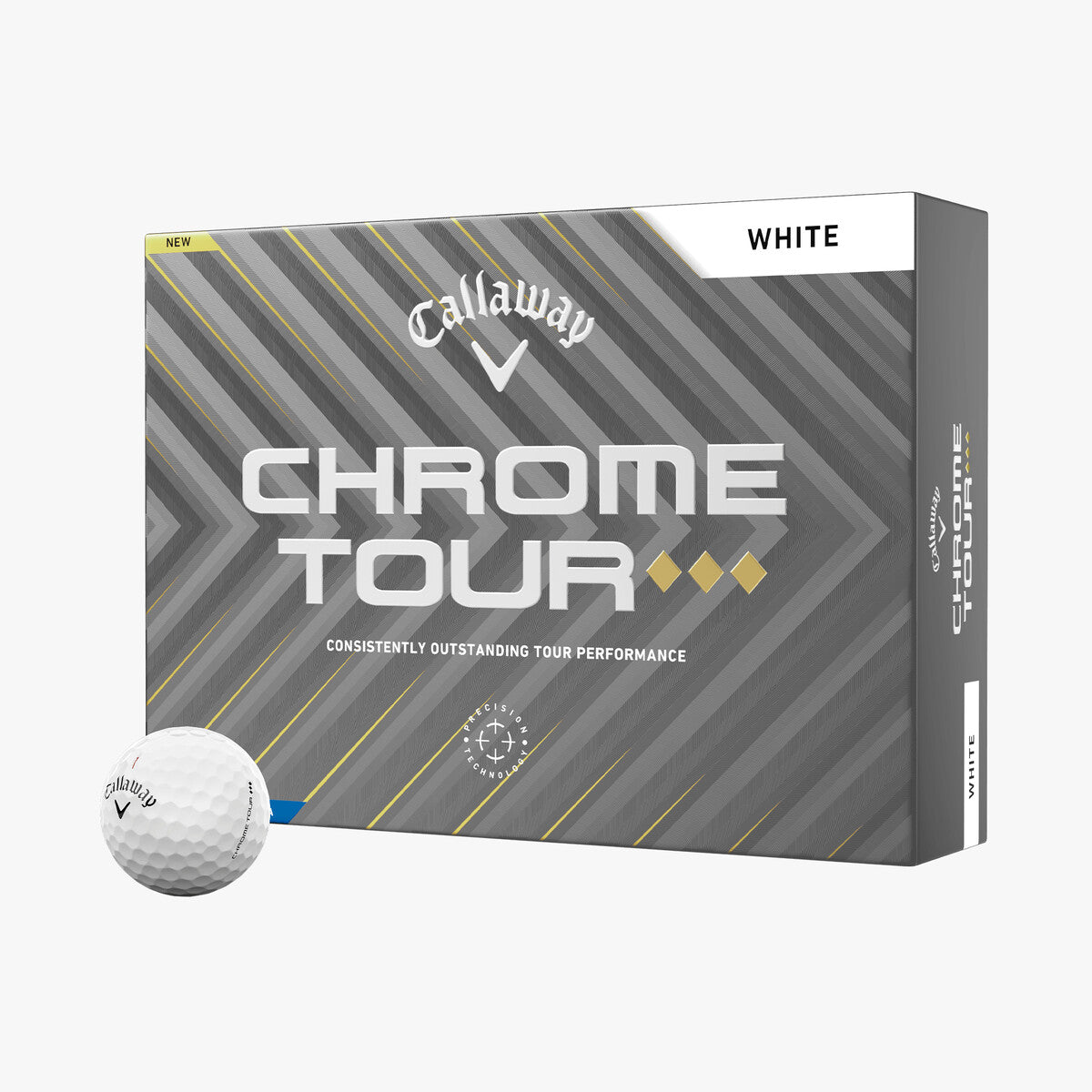 Callaway Chrome Tour Triple Diamond Golfbälle – 12er-Pack Golfbälle Callaway