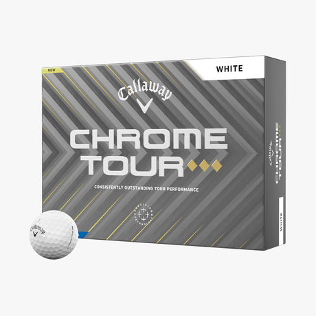 Callaway Chrome Tour Triple Diamond Golfbälle – 12er-Pack Golfbälle Callaway