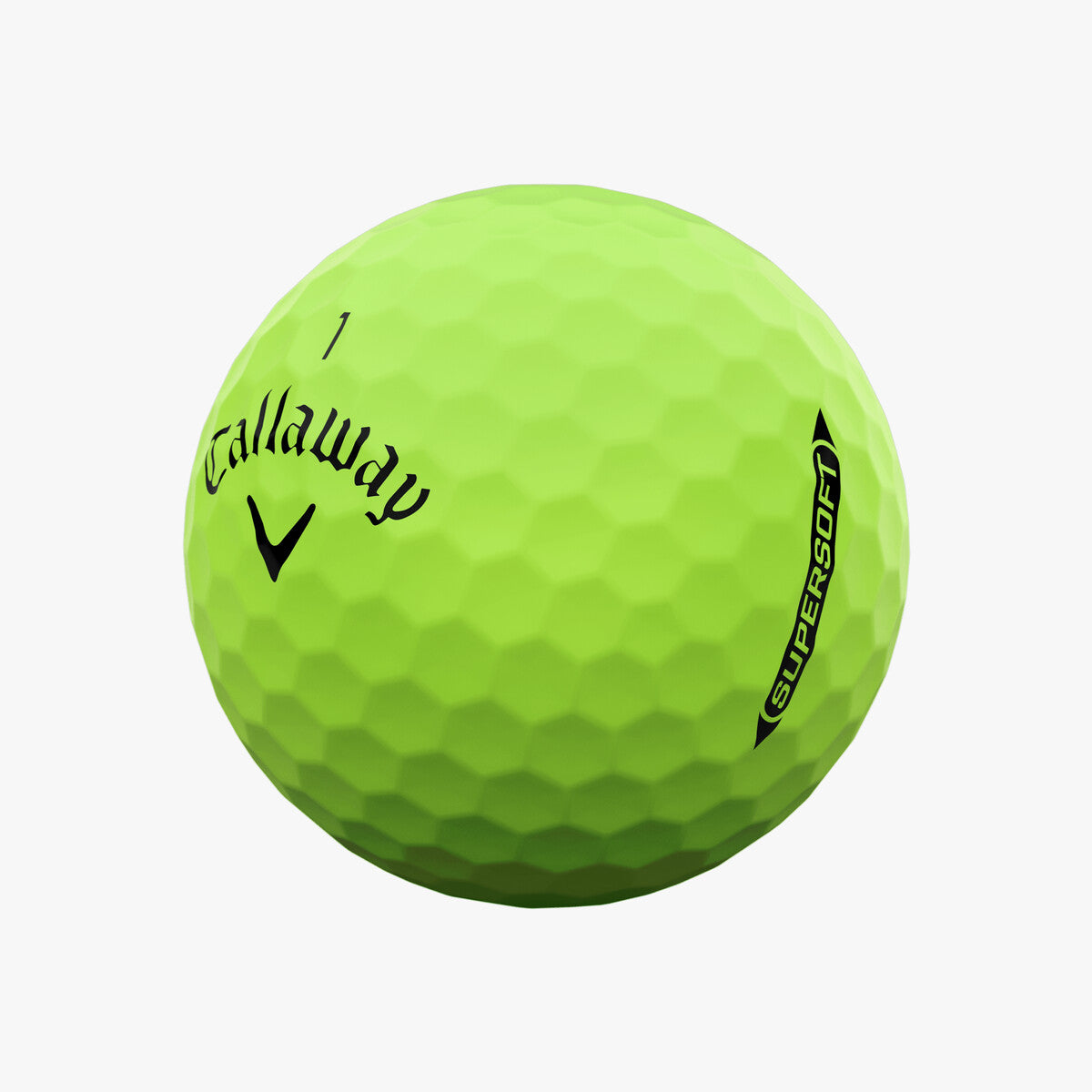 Callaway Supersoft Matte Golfbälle grün – 12er Pack Golfbälle Callaway