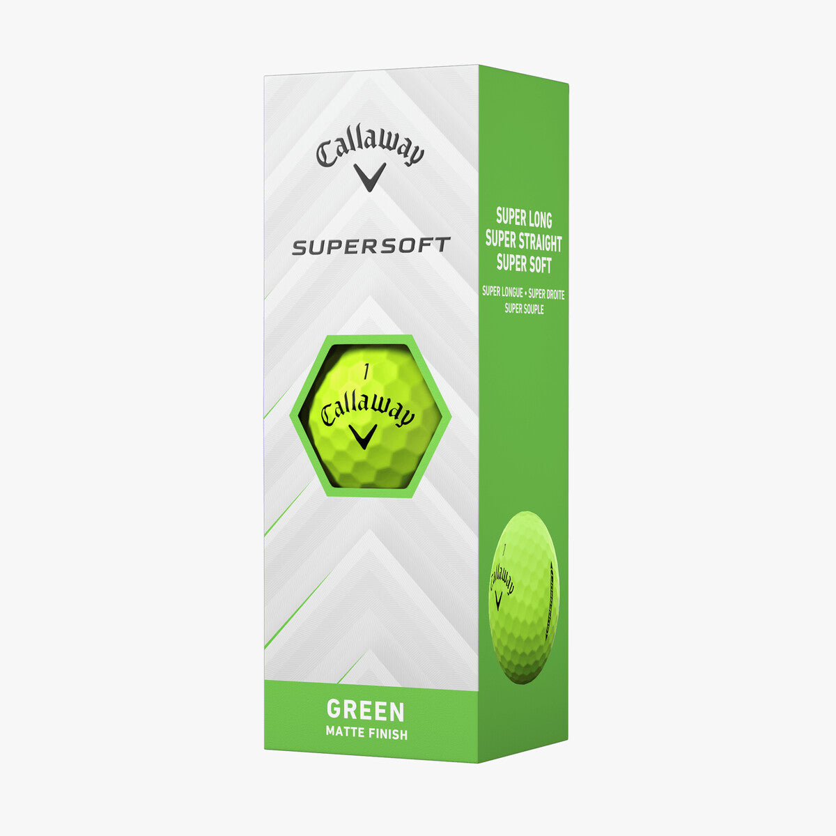 Callaway Supersoft Matte Golfbälle grün – 12er Pack Golfbälle Callaway